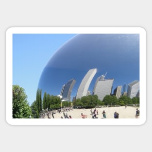 Cloud Gate Reflections Sticker